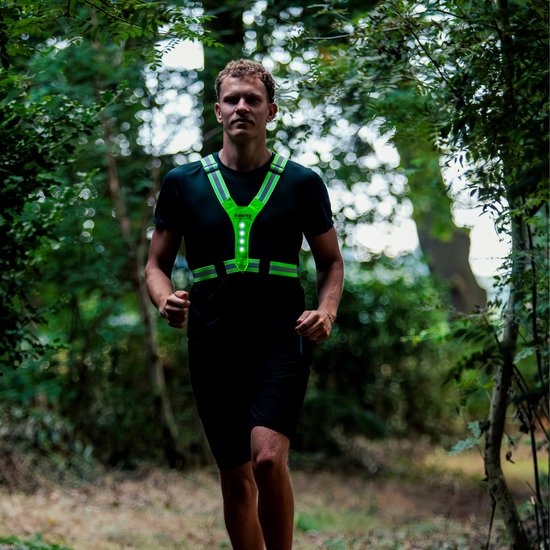 London 200 neon- Reflecterend LED vest